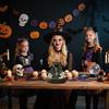 Skull Rockery Home Decor Halloween Scary Incense Holder for Festival Holiday Altar Outdoor Yoga Ceremony Bathroom Desk Decor