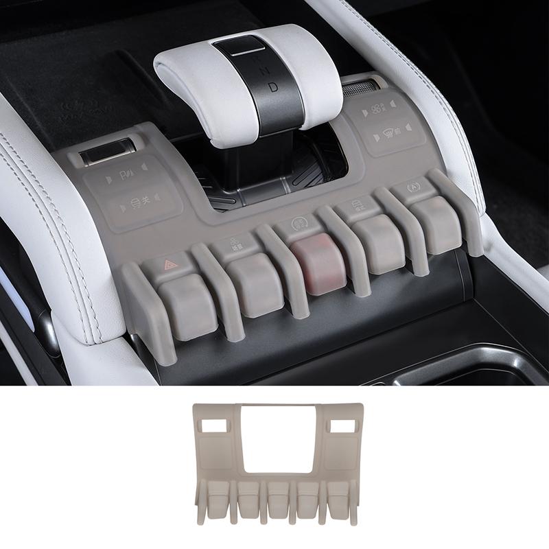 Central Control Button Protector Silicone Pad For BYD Leopard 5 Leopard 8 Leopard 3 Gear Panel Protective Cover Car Accessories