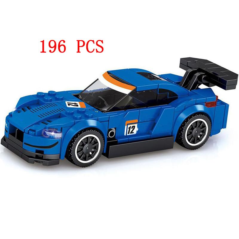 Speed MOC Racing Car SUV City Sports Model Building Blocks Bricks Rally Super Racers Christmas gift Technical Vehicles Toy
