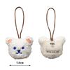 Plush Capybara Doll Keychain Squeeze Spitting Bubbles Capybara Bag Pendant Soft Stuff Relieve Stress Toys For Kid BIrthday Gift