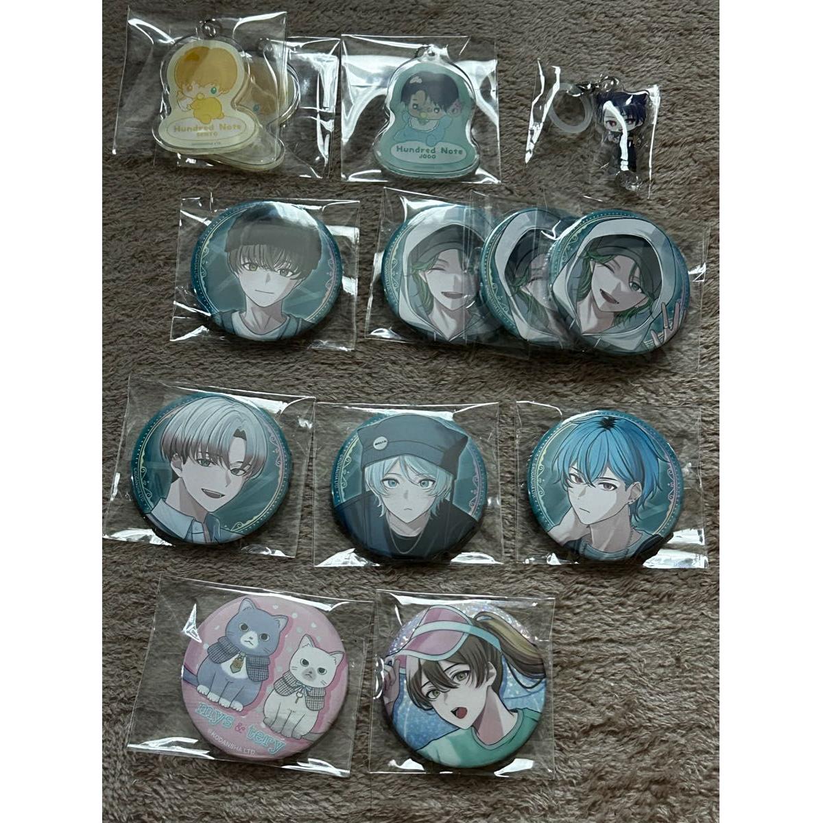 Used Hundred Note Can Badge Acrylic Keychain Bulk Sale