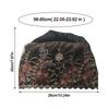 New Flower Embroidery Bonnet Hat Breathable Cover White Hair Headband Cap Elastic Full Coverage Head Wrap Cap Women Headwear