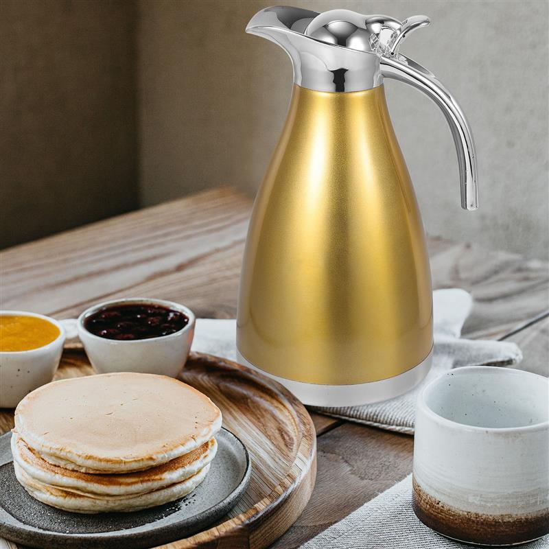 

Однослойный чайник для холодной воды, чайник для холодной воды из нержавеющей стали, кувшин для горячей и холодной воды, чайник для кофе и чая, бутылка для воды 1,5 л