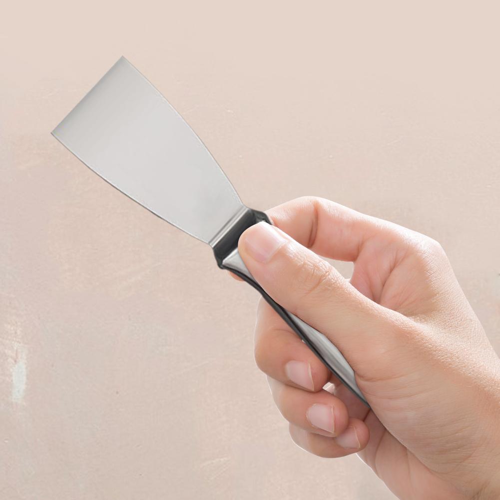 Stainless Steel Putty Knife Scraper Shovel Paint Tools 1.5/2/3/4/5/6/8 Inch One-Piece Flex Paint Scraper Wall Repair Tool
