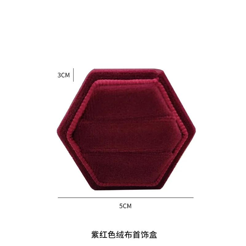 

Light Luxury Red Flannelette Photo Frame Necklace Stand Jewelry Store Shooting Props Ring Tray Shop Jewelry Display Rack