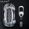 Car Remote Key Case Cover Holder Shell for BYD Song Plus Atto 3 Han EV Tang DM Qin Seal Dolphin Keychain Car Accessories