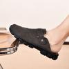 Summer Men's Leather Sandals Slippers Beach Sandals Outdoor Rubber Flip Flops Men Water Trekking Sandals