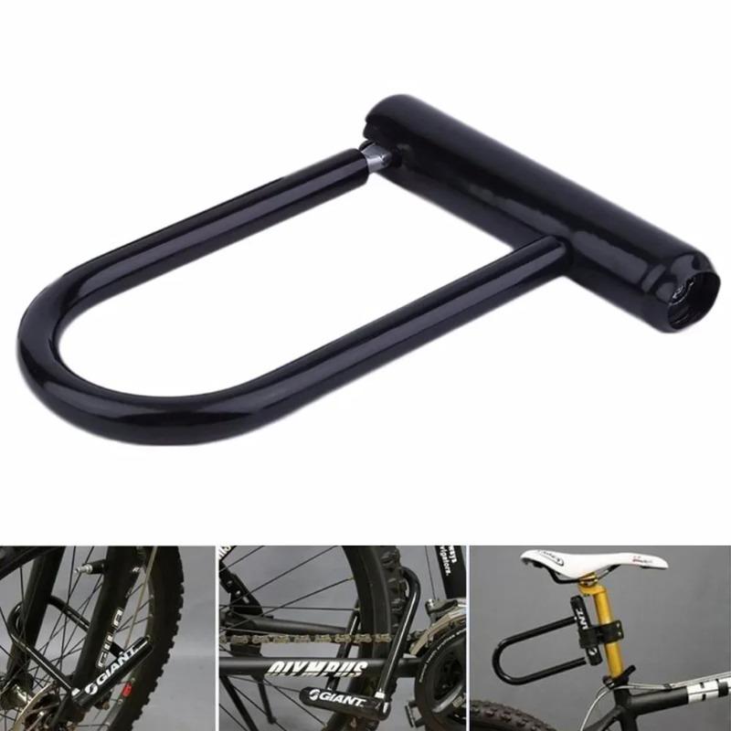 Fahrrad-Bügelschloss, tragbares Fahrradschloss, MTB, Rennrad, Radschloss mit Schlüssel, Diebstahlsicherung, Motorrad, Roller, Fahrradzubehör