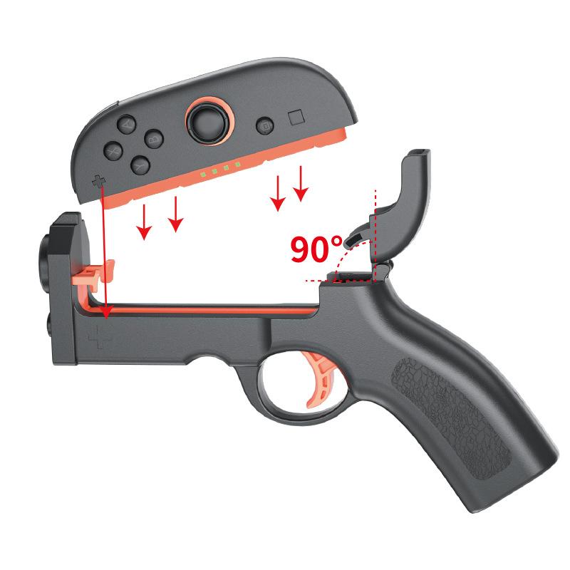 For Switch 2 left and right controller game gun stock for Switch 2 generation shooting game motion control gun stock
