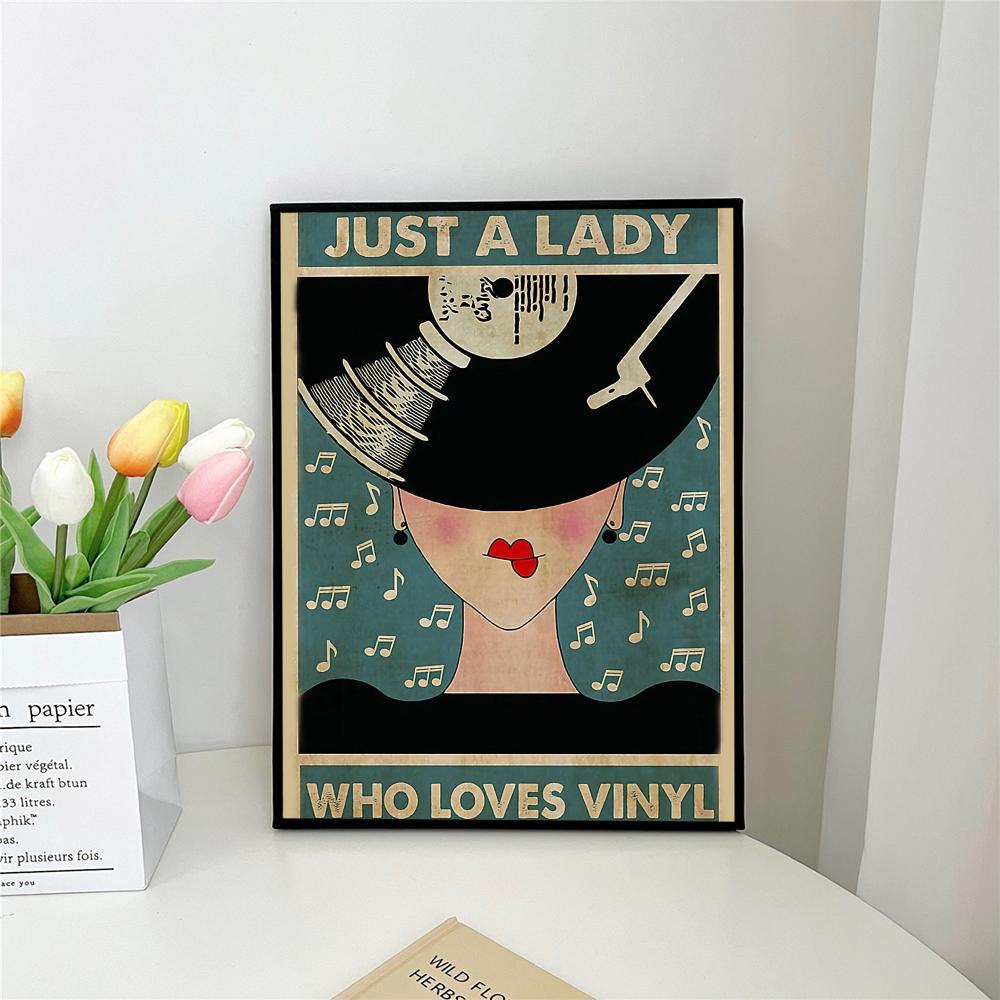 

1 шт. Потеряй разум, найди душу, женщина-цветок, Мина, девушка, постер, самоклеящееся искусство, водонепроницаемая бумажная наклейка, декор для стен 21cm×30cm NoFrame