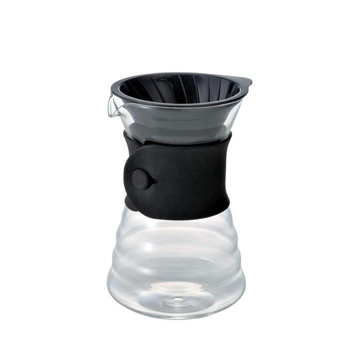 Hario V60 Decanter 700ml Black (1-4 Cups) with Band VDD-02B 0.7L