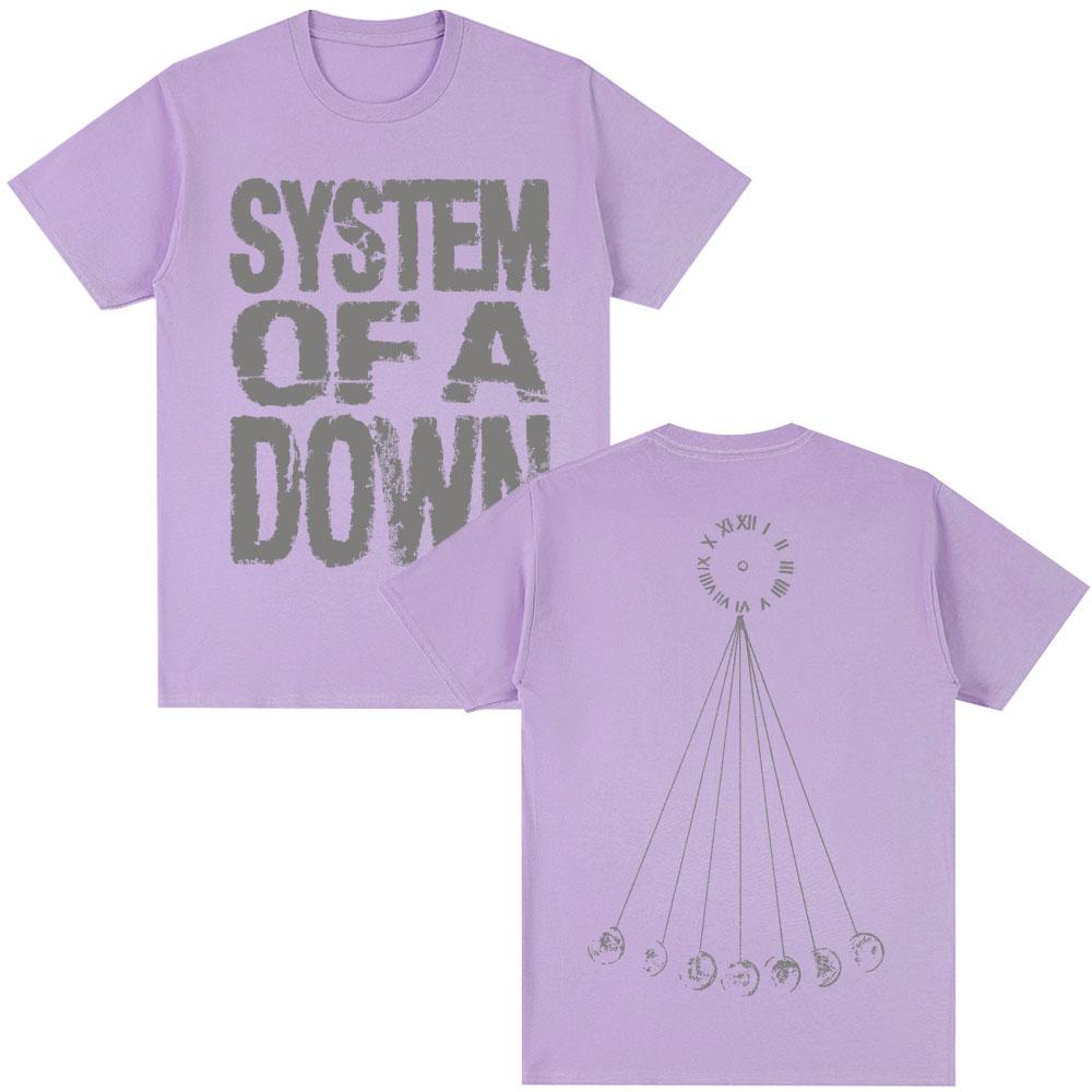 Rocková kapela System of A Down Mezmerize Tričko Pánské Dámské Vintage Hip Hop Gotické Harajuku Trička Nadměrné Bavlněné Ležérní Tričko