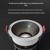 Hidden Anti-Glare LED Spotlight: Embedded Living Room Ceiling Downlight with Wall Washer