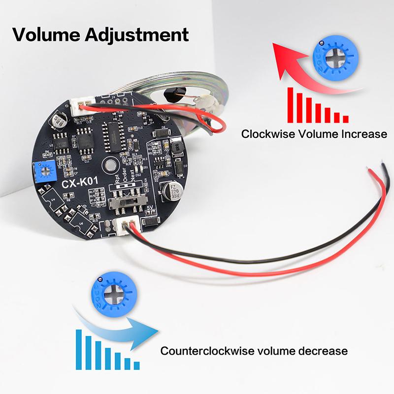 Auto Start Voice Custom 4-Kanal Trigger Voice Speaker Modul Soundalarm Rückfahrhupe Elektronisches Kit