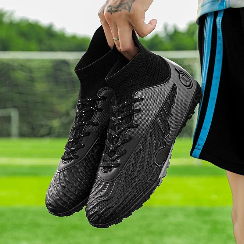New Multi-color Optional Summer Football Men's and Women's Outdoor Football Training Shoes Lawn Long Cleats Wear and Comfortable
