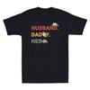 Husband Daddy Hero Funny Gift For Dad Father's Day Vintage Retro Men's T-Shirt