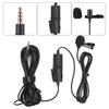 Mini Collar Clip Microphone Karaoke Live Broadcast Mic with Battery for Mobile Phone PC(MicrophoneAdapter for IOS )
