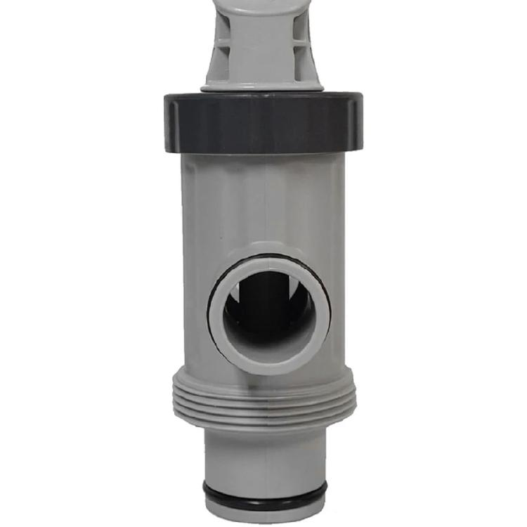 Universal Pool Plunger Valves with Conversion Adapters Plastic Texture for Pools Enhanced Filtration and Maintenance