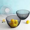 Nordic Style Iron Drain Basket Fruit Bowl for Living Room Kitchen Supplies
