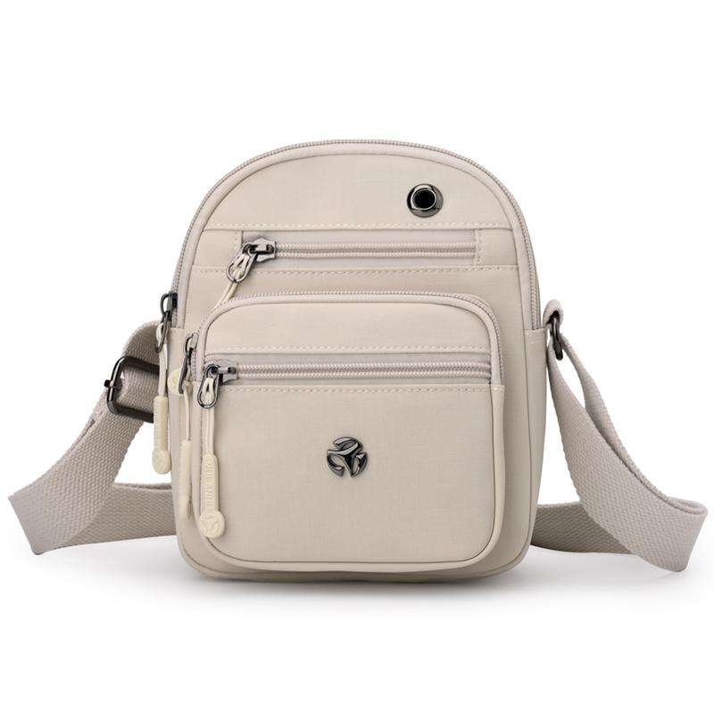 Borsa a tracolla piccola, quadrata, impermeabile, leggera, per cellulare, multistrato, per la mamma