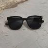 Fashion Brown Rice Nail Sunglasses Personalized Retro Box Ins Style Sunglasses Women'S Big Face Glasses Men'S Tide