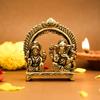 100% Pure Brass Laxmi Ganesh Murti, Lakshmi Ganesh Idol For Diwali Puja Statue