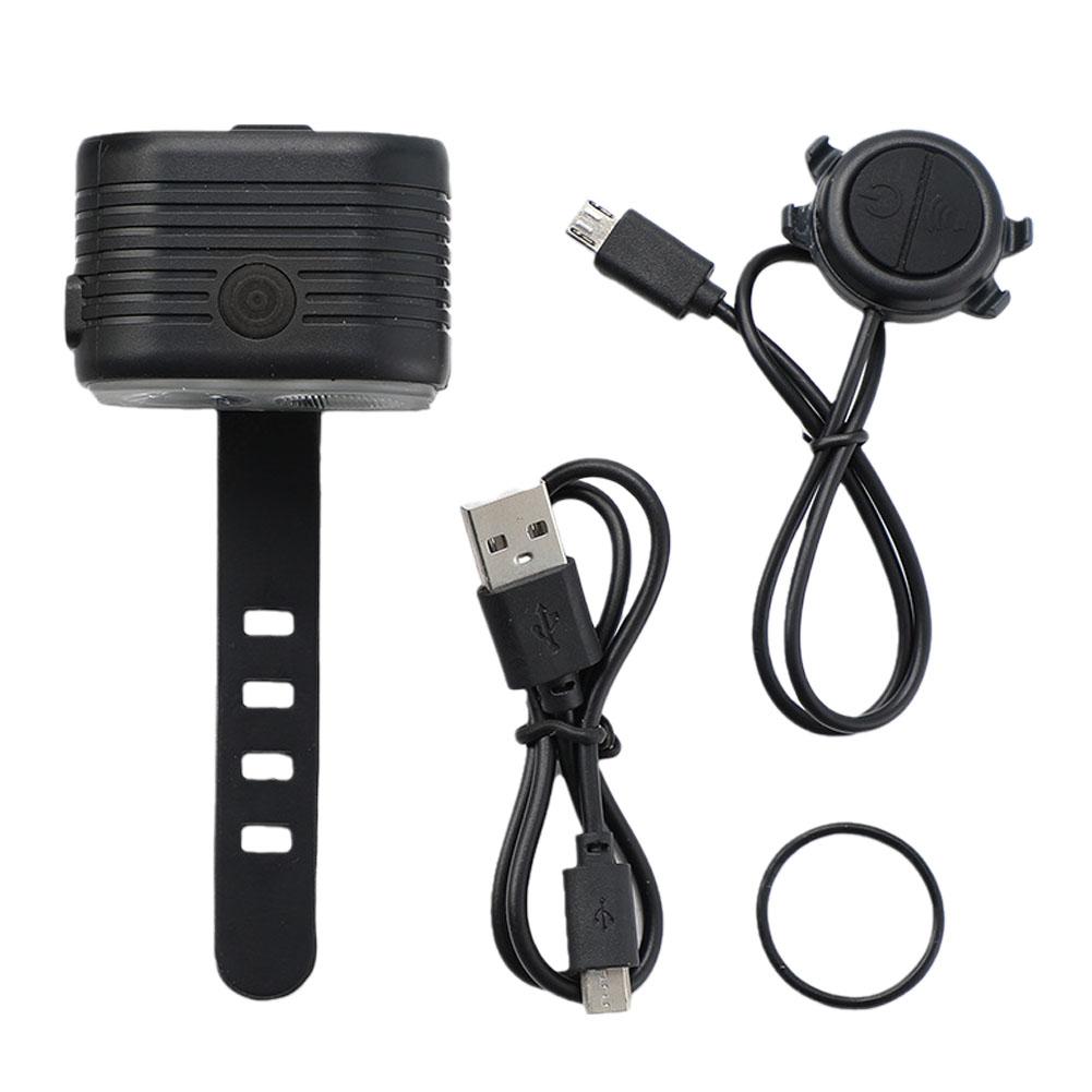 

2 In 1 Waterproof USB Rechargeable Light With Horn 200lm Bicycle COB Front Light With 120dB Loud Horn Cycling Flashlight Bicycle чёрный