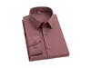 Men's Long Sleeve Bamboo Fiber Formal Shirt - White & Blue, Stretchable, Plus Size Available