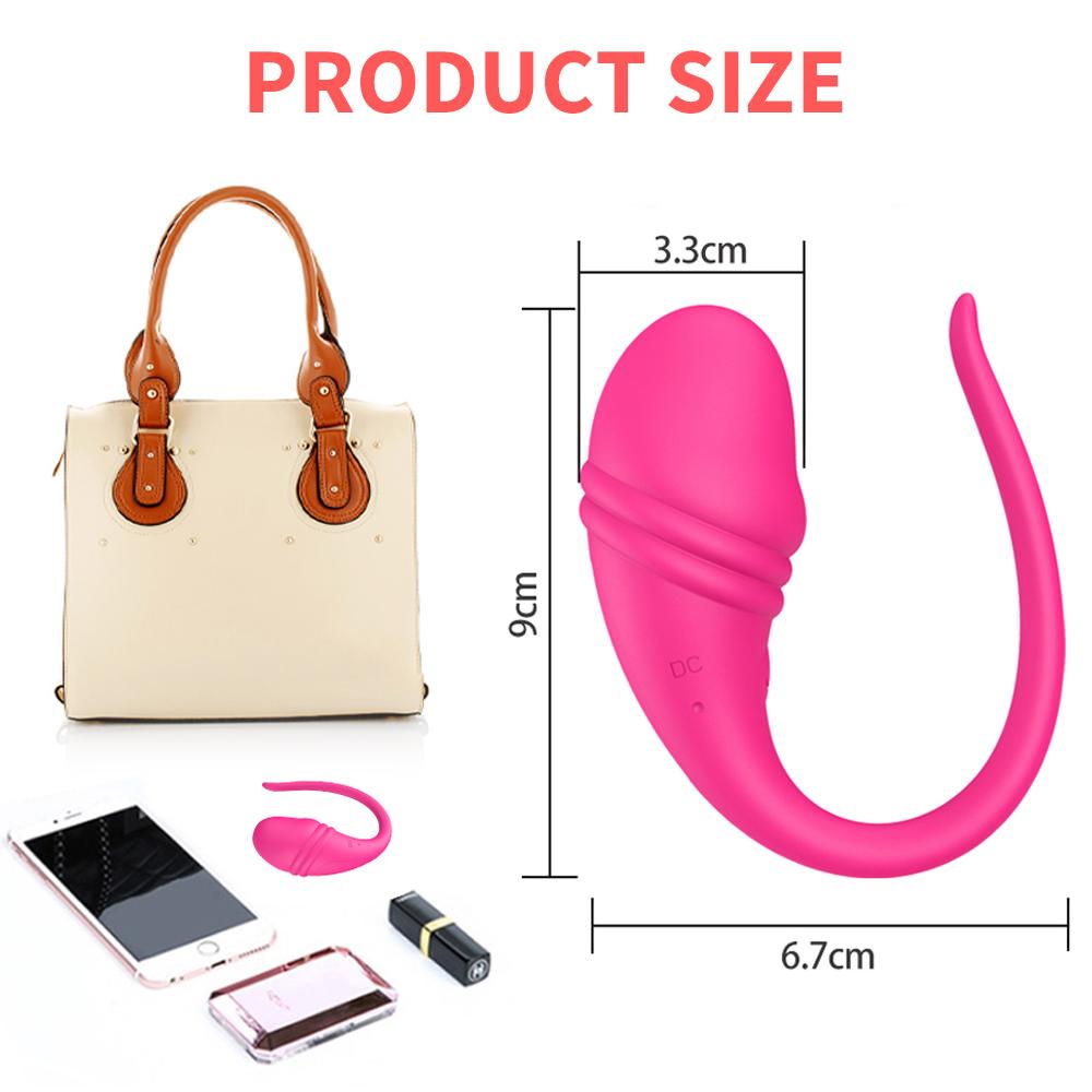 Bezprzewodowy Bluetooth Dildo wibrator zabawki erotyczne dla kobiet zdalna aplikacja podwójna kontrola nosić wibrujące pochwy Ball majtki zabawki dla dorosłych 18