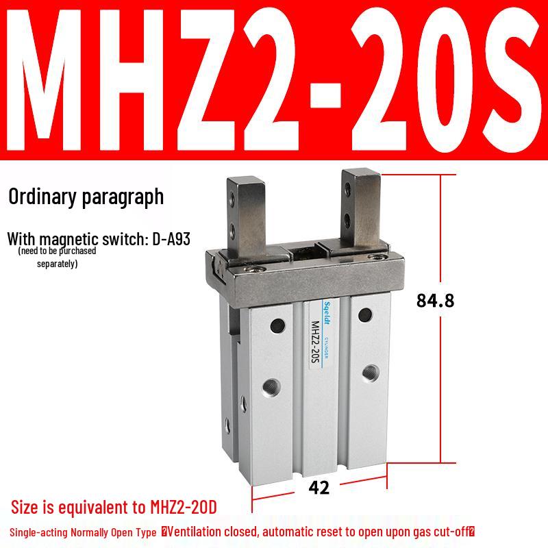 MHZL2 Pneumatic Finger Cylinder Parallel Manipulator Gripper MHZ2/HFZ Series