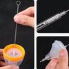 10Pcs Nylon Straw Cleaner Brush For Bottle Tube Pipe