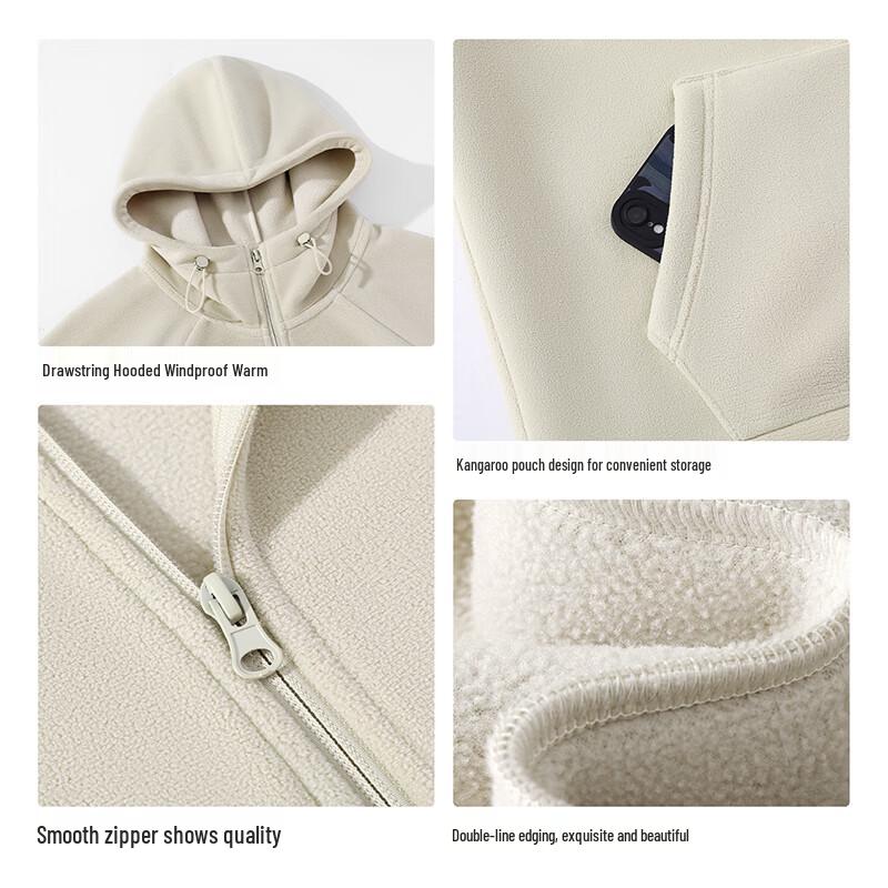 Warrior Heavyweight Double-Sided Fleece Hooded Jacket