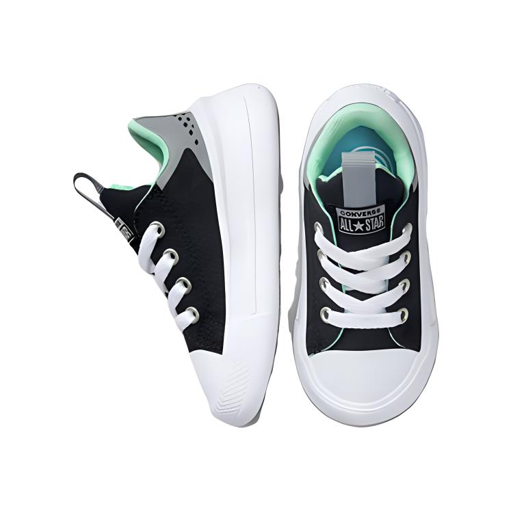 Converse Soft Sole Comfortable Simple Breathable Low Top Canvas Shoes Baby Sneakers Black A01030C