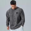 American Soft High Quality Fabric Wrinkle-resistant Men's Street Sports Casual Breathable Loose Fashion Trend Comfortable Long Sleeve Tops