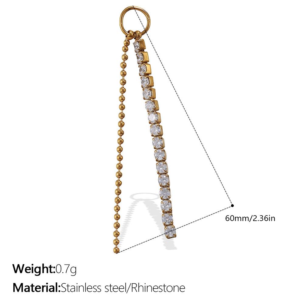 European and American creative colorful and diverse DIY pendant stainless steel plated 18K gold versatile pendant collection