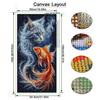 Fish and Cat Large Size Diamond Painting Animals Diy Full Square Round Drill Rhinestone Embroidery Mosaic Cross Stitch Kits Wall Decor