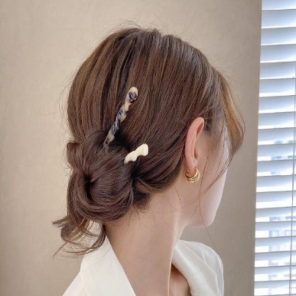 Elegant Celluloid Hairpin (Minimum 3EA)