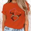 (High Quality Clothes)Funny Breast Cancer Awareness Faith Hope Love Letter Printing T-Shirts For Women Summer Tee Shirt