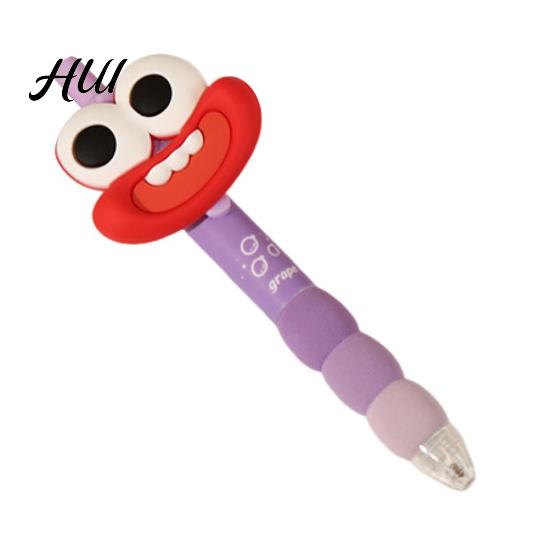 Cartoon Character Pens Gel Pen Big Mouth Ballpoint 0.5mm Comfort Grip Creative Office Supplies Portable Practical Stationery for School Work A