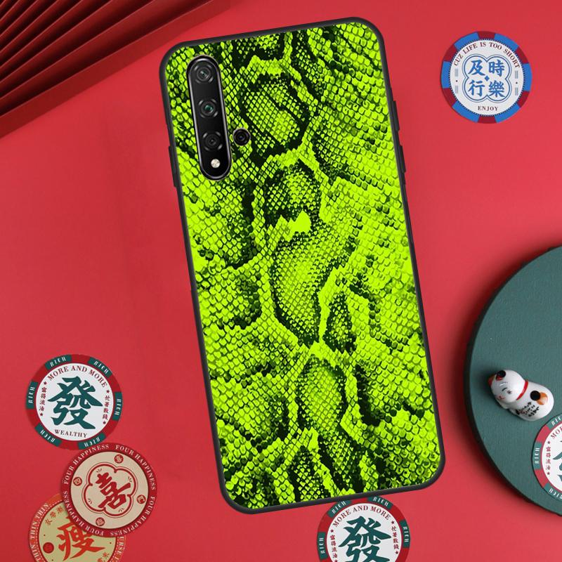 Schlangenhaut-Print Für Huawei Nova 12s 7i 8i 11i 12i Y73 Y70 Y90 Y60 Y72 Y61 Y91 9 10 SE P30 Pro P40 Lite Hülle