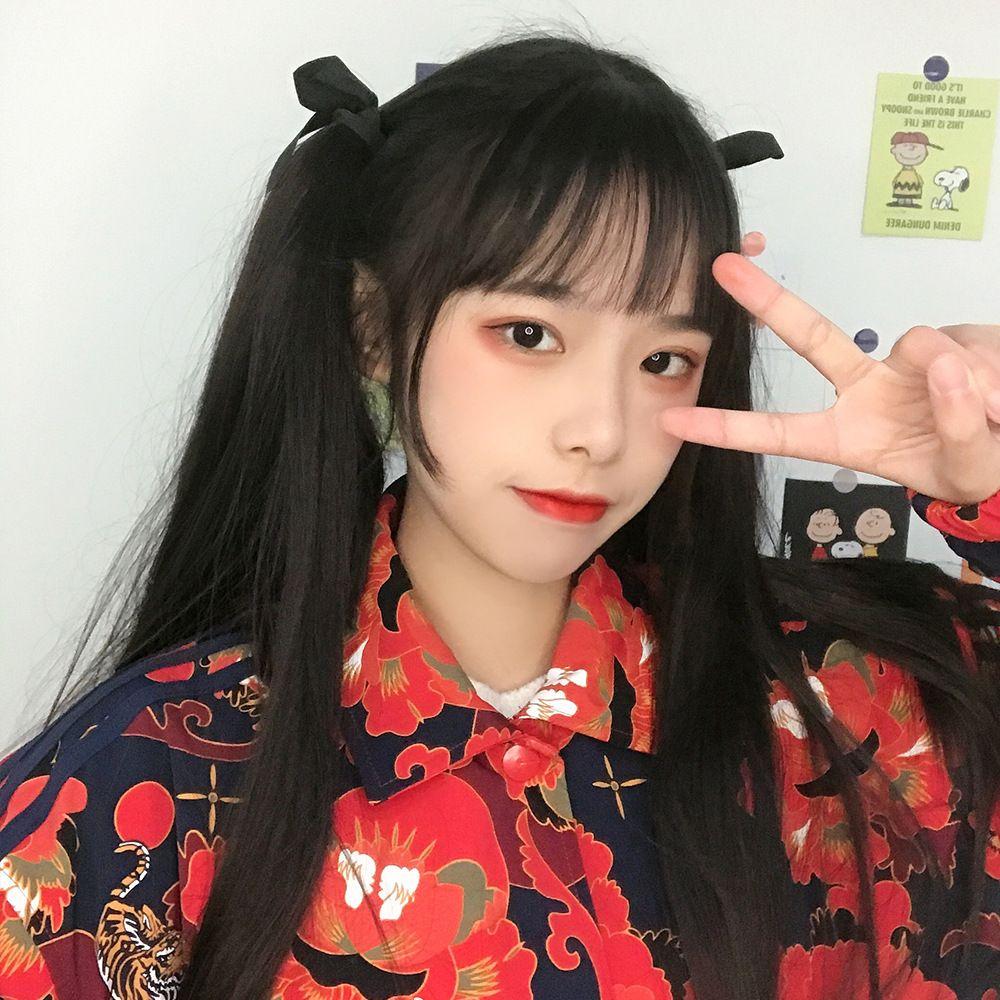 Ponytail Hair Accessories Long straight Wigs Drawstring Ponytail Synthetic Ponytail Hair Extension