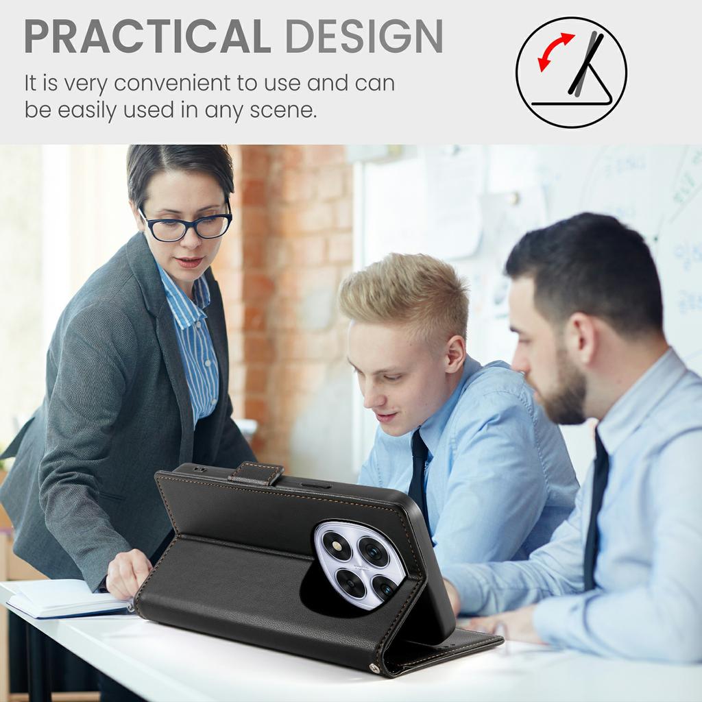 For Xiaomi Poco M8 Pro 5G/Redmi Note 15 Pro+ 5G (Global) Stand Case PU Leather Wallet Phone Cover