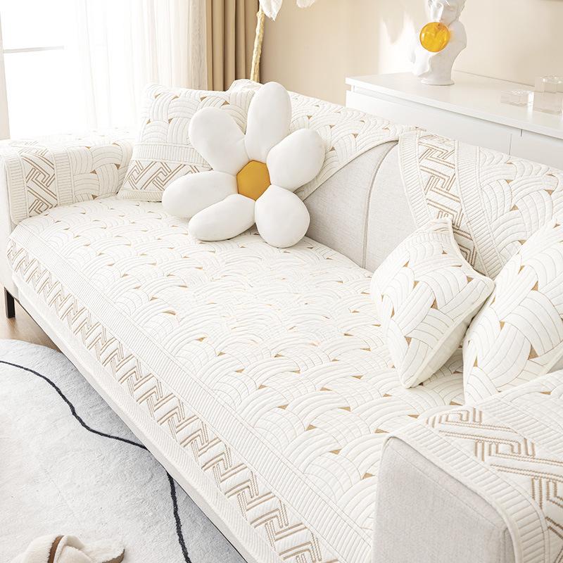 Sofa Cushion Four Seasons Universal Non-Slip Seat Cushions Modern Simple Sofa Cover Cover Cloth Thickened