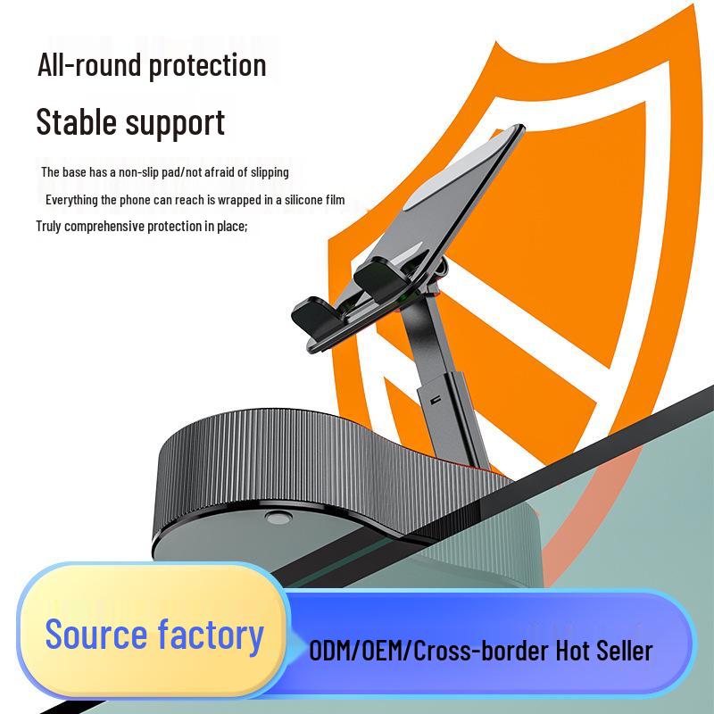 360° Rotating Phone Holder with Power Bank, Bluetooth Speaker & Portable Atmosphere Light