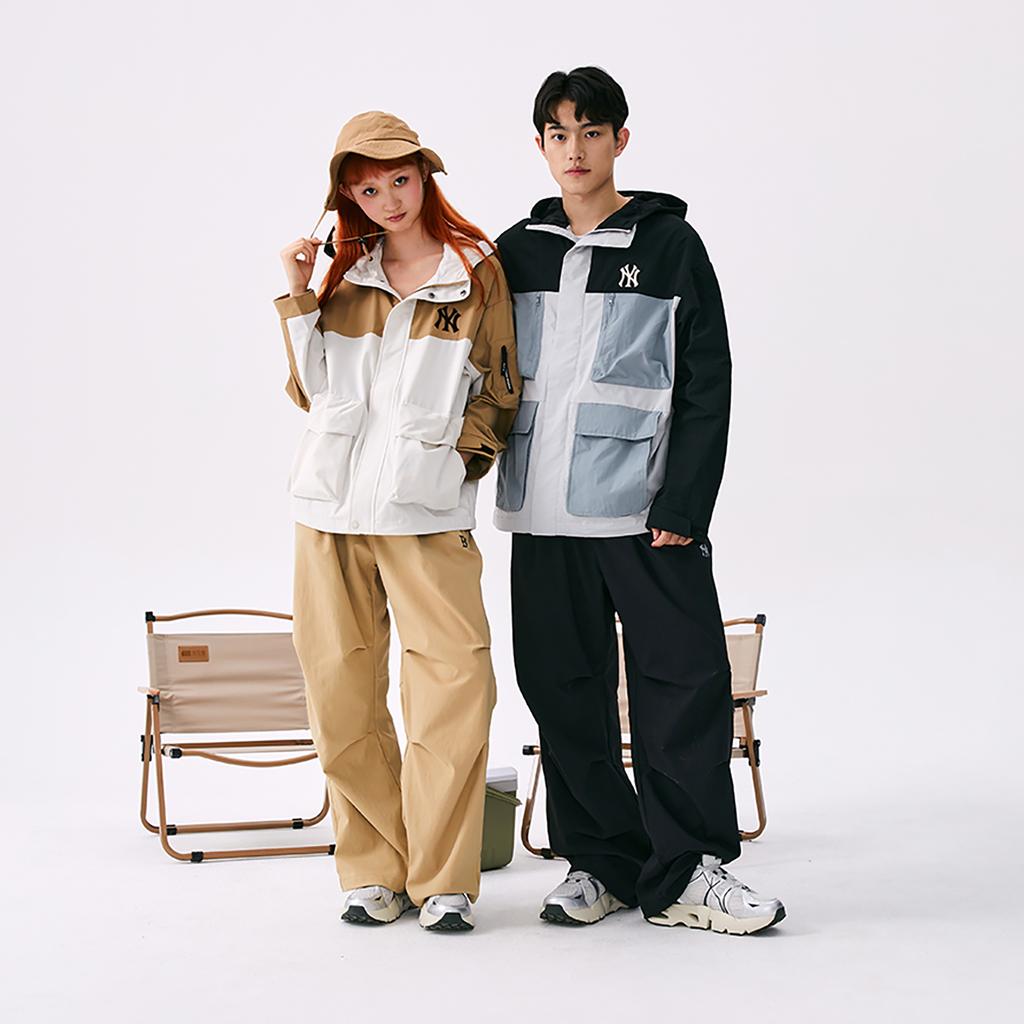 New MLB New York Yankees Basic Collection SS25 Jacket Unisex Black 3AWJB0751-50BKS