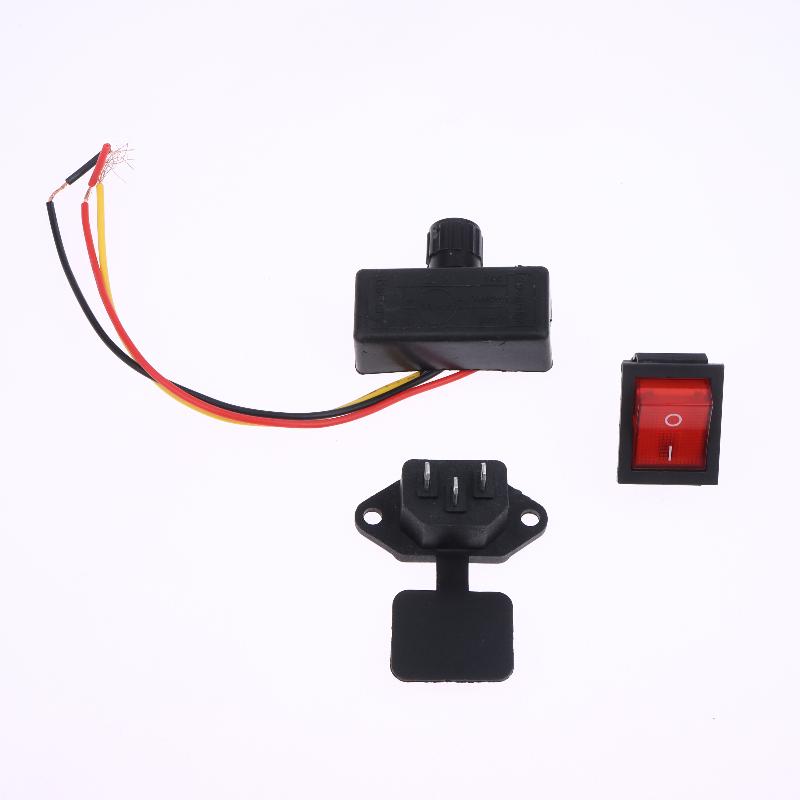 3Pcs/Set Electric Sprayer Charging Accessories Set 12V Speed Adjustment Power Switch Electric Sprayer Accessories