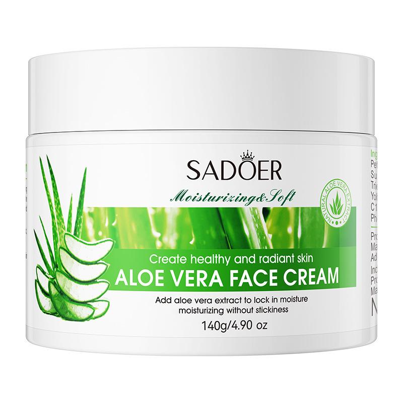 

140g Aloe Vera Moisturizing Cream, Rich in Glycerin, Aloe Vera Extract and Other Skin Care Ingredients, Refreshing and Fragrant 140g белый