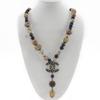 CHANEL COCO Mark Necklace multicolor metallic/Fake pearl/Rhinestone 147g Women Used
