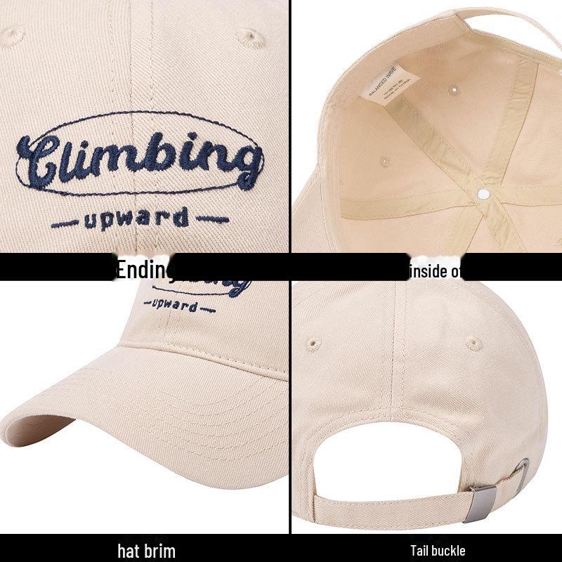2024 Høst/Vinter Unisex Trendy Baseballcaps med Stor Skygge for Utendørs Fjellklatring og Solbeskyttelse