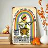 Kermit The Frog Vintage Metal Poster  Frameless Rainbow Wall Decor For Home  Workspaces